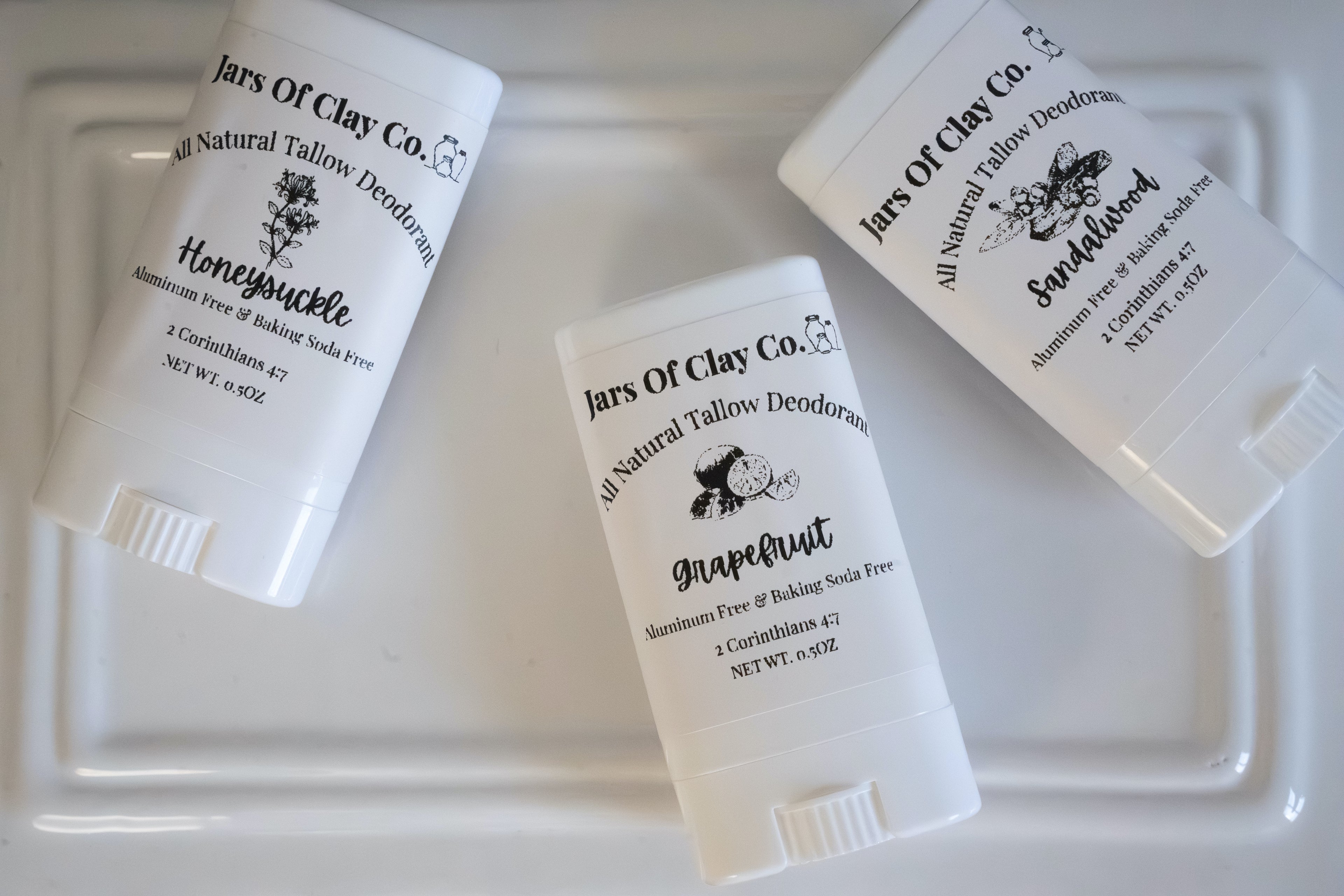 0.5 oz Tallow Deodorant Discovery Set