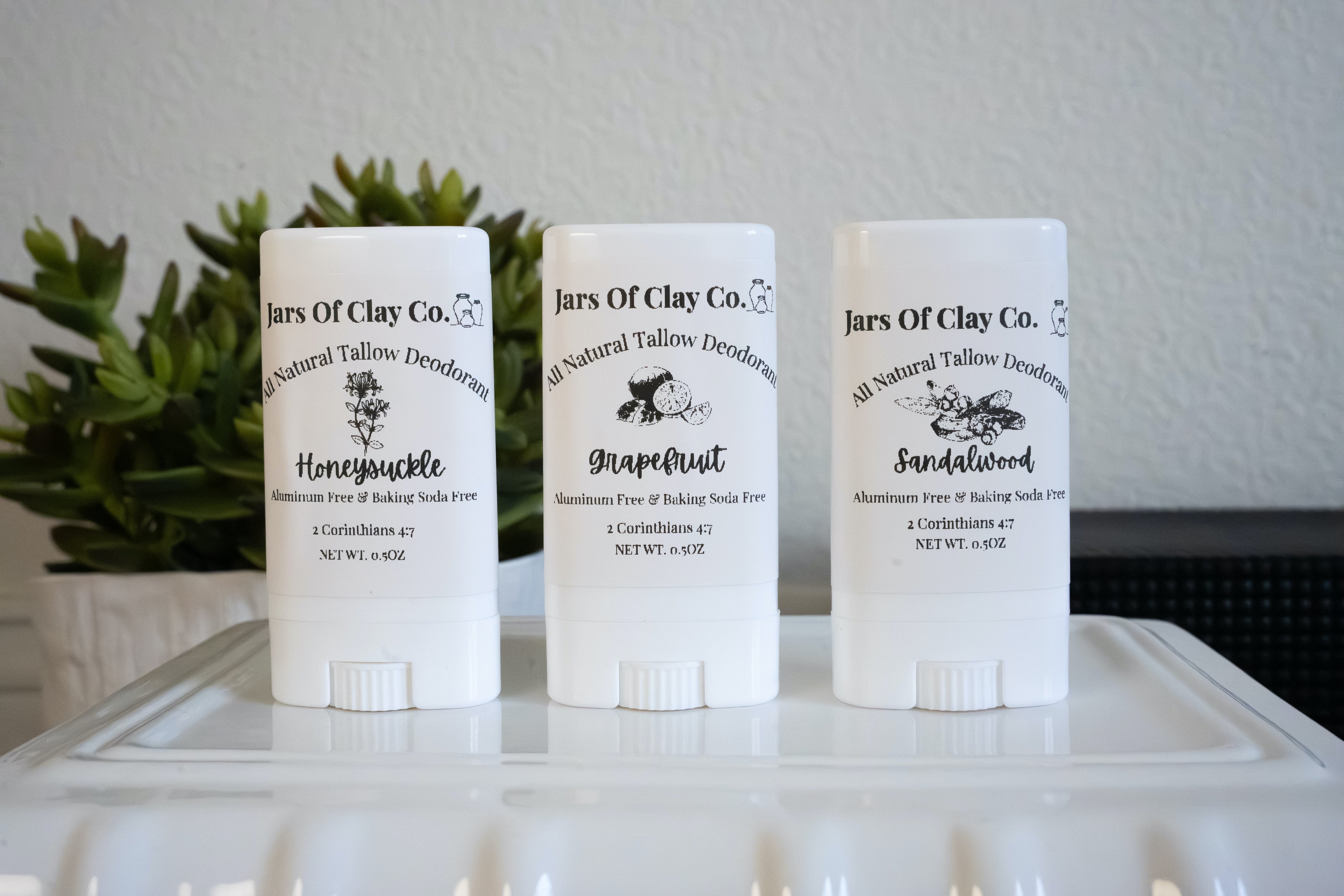 0.5 oz Tallow Deodorant Discovery Set